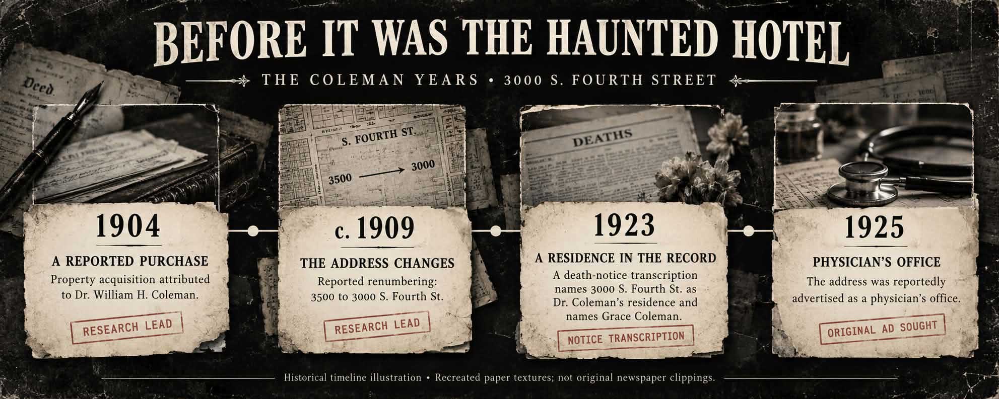 Before it was the haunted hotel